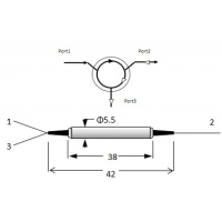 1550nm 3-port Mini Optical Circulator