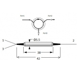 1550nm 3-port Mini Optical Circulator